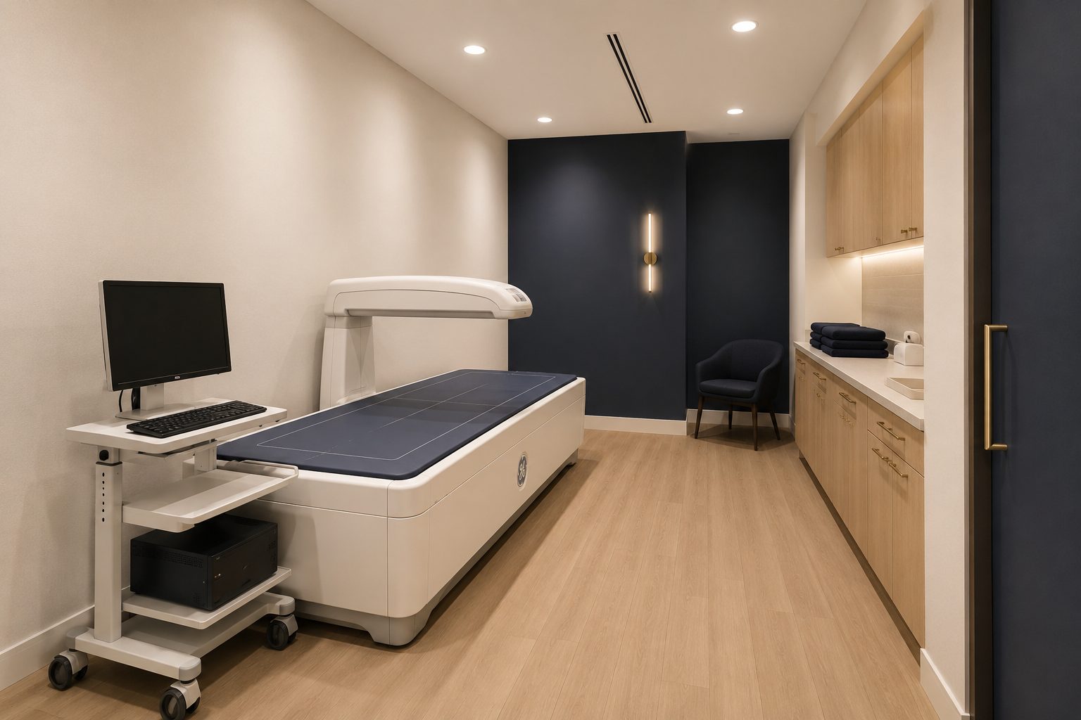 On-site DXA body composition and testing suite