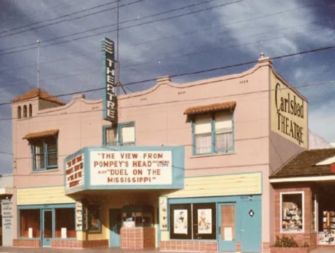 The historic Carlsbad Theatre on State Street